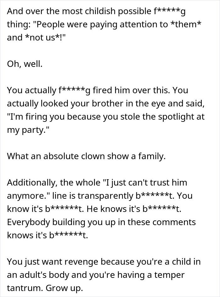 "Me And My Wife Were Appalled": Guy Proposes At Brother's Wedding, Gets Fired The Very Next Day "Me And My Wife Were Appalled": Guy Proposes At Brother's Wedding, Gets Fired The Very Next Day
