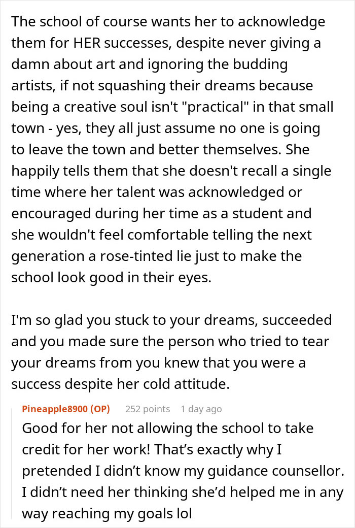 Guidance Counselor Is Shocked This Student Doesn't Recognize Her, But It's All Part Of Revenge