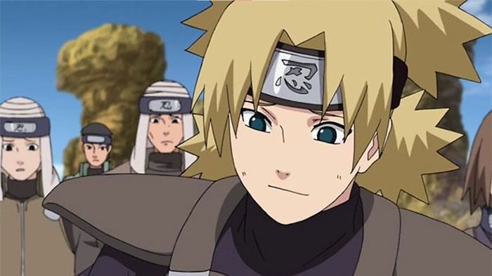 Blonde female anime character with headband in an outdoor setting, representing favorite female anime characters.