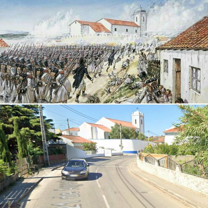 Batalla de Vimeiro en Portugal, 1808 y hoy