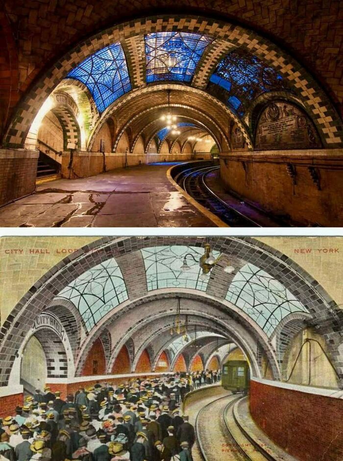 Estación de metro abandonada en Nueva York, construida en 1904