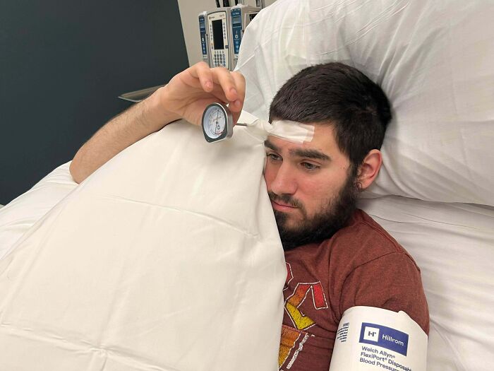 Accidentally Stabbed Myself With A Meat Thermometer