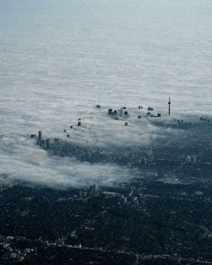 Itap Of Fog Over Toronto