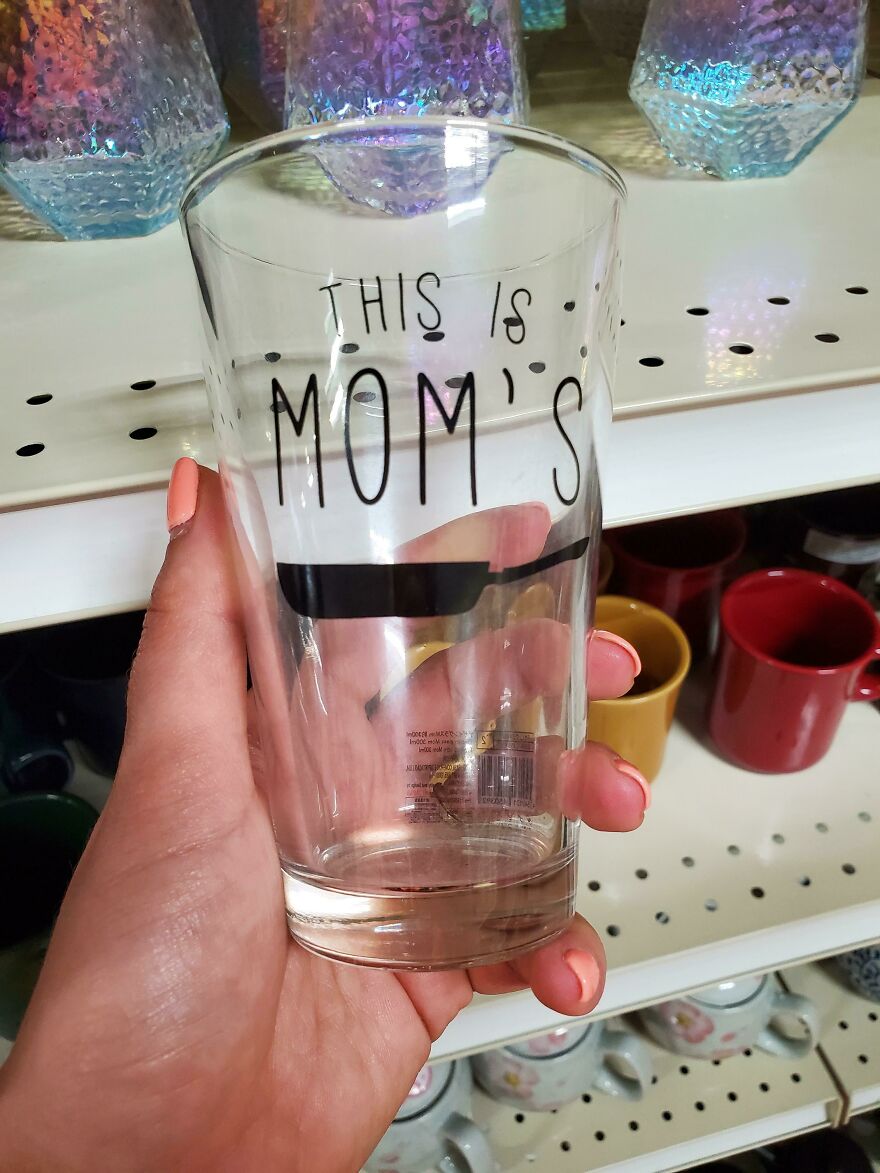 I'm So Confused By This Drinking Glass...