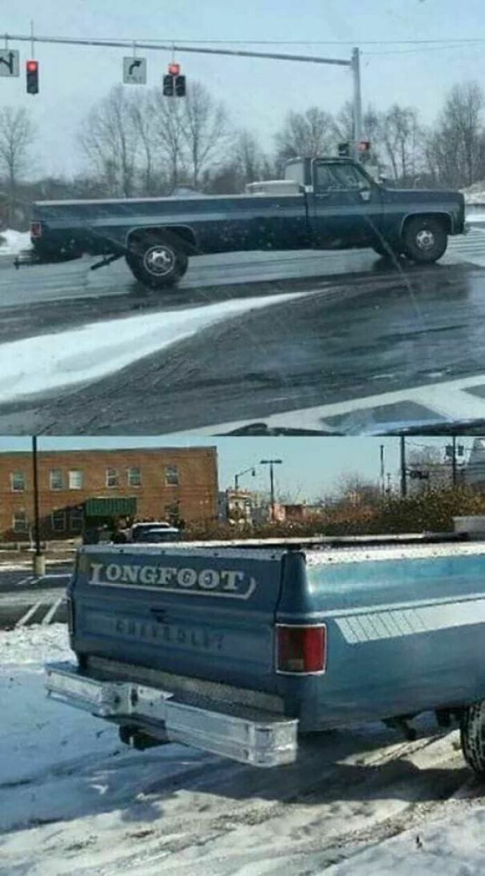 You've Heard Of Big Foot? I Give You Long Foot