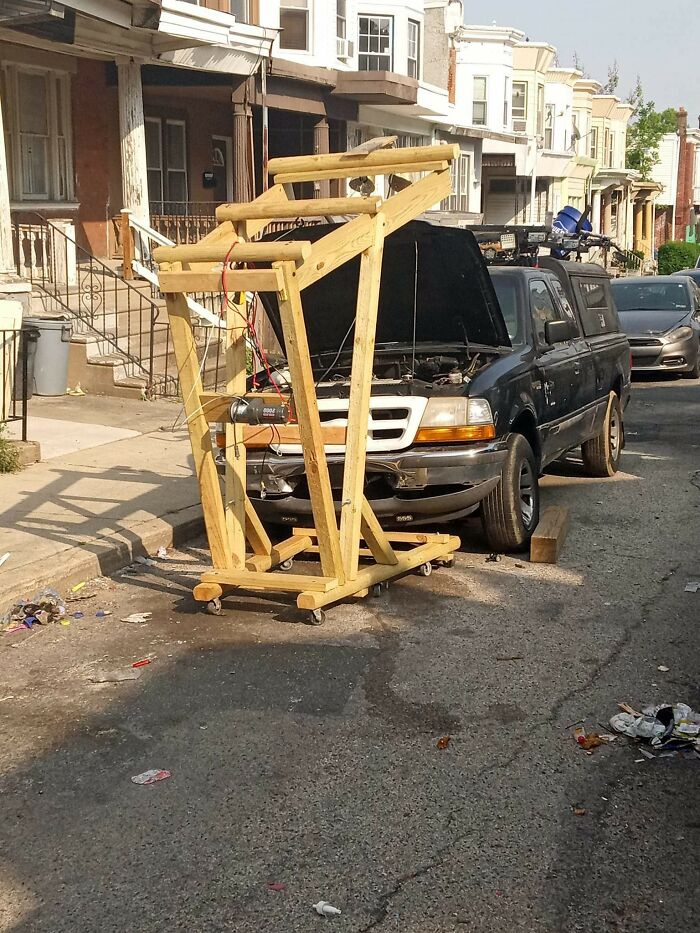 Why Buy A Lift When You Can Make One