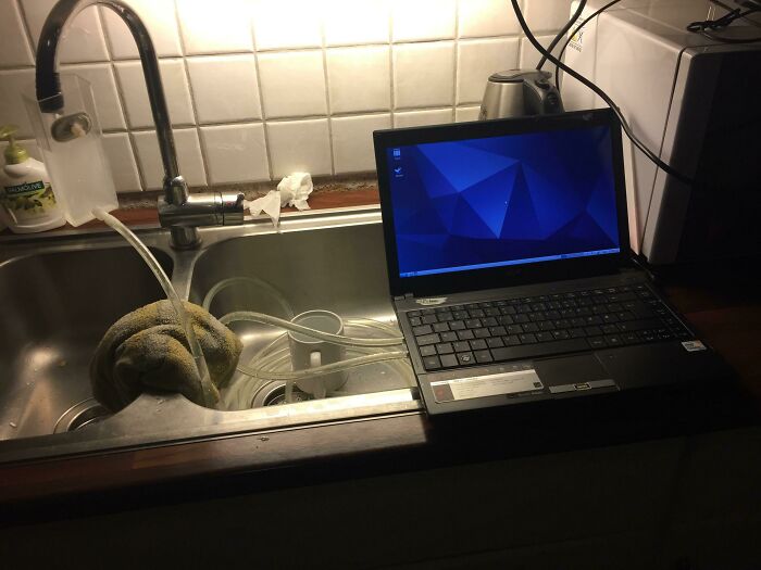 This Watercooled Laptop I Had