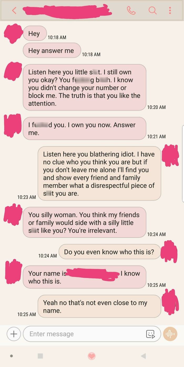 For A Minute I Thought This Was My Stalker Ex Boyfriend. Not Sure If I Should Feel Relief Or Not