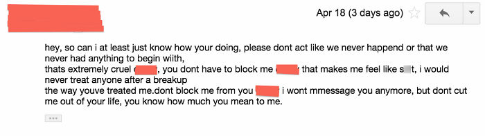 Crazy Stalker Ex-Boyfriend Won't Let Go