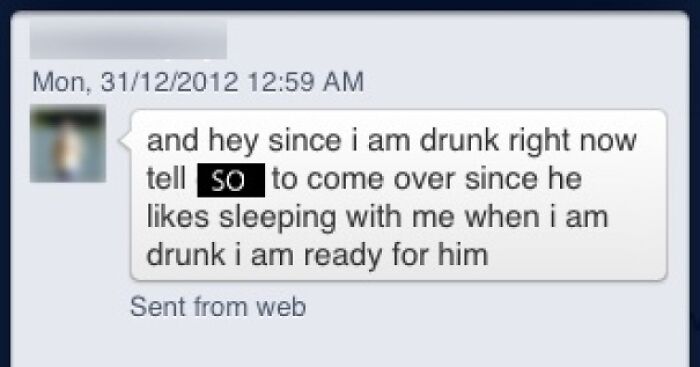 This Guy Is Our Stalker. My So And I Have Been Getting Messages Like These Regularly For The Past Year And A Half