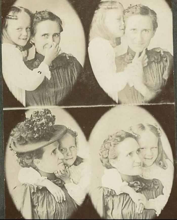 Fotos adorables de madre e hija en 1900