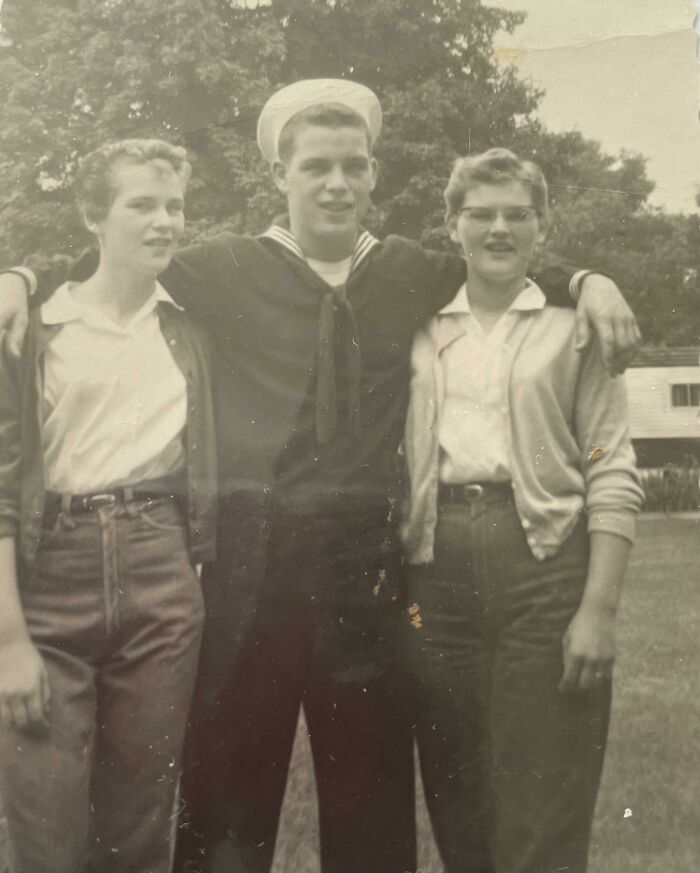 My Dad And His Sisters, Late 1950s. Dad Was The Last To Go- We Lost Him Last Week. ❤️