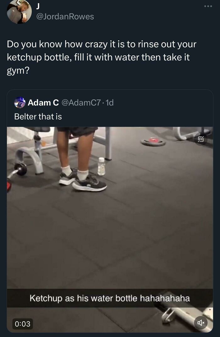 Ok But At Least He’s Reusing Lol