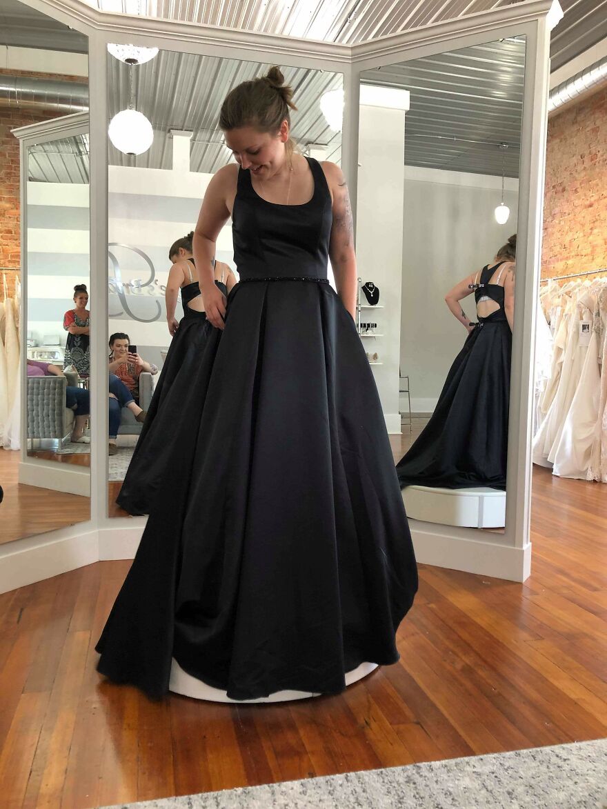 Having A Halloween Wedding But Originally Bought A White Dress. Today, I Said Yes To My Actual Dream Dress Instead.