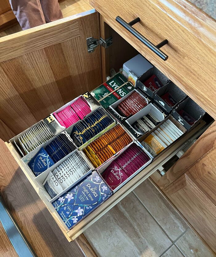 I’m Very Proud Of My Tea Drawer