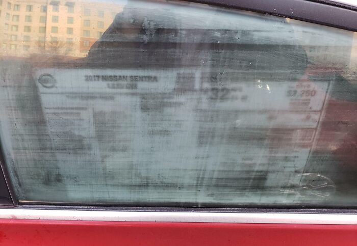 The Cold Weather Brought Back My Car's Window Sticker From Years Ago