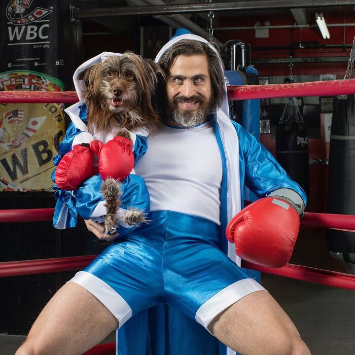 Man Dresses Puppy ‘Son’ In Matching Outfits, And Now It’s Hard To Say Who Is Who (50 New Pics)