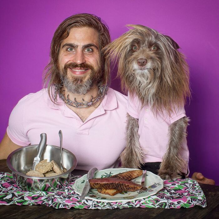 Man Dresses Puppy ‘Son’ In Matching Outfits, And Now It’s Hard To Say Who Is Who (50 New Pics)