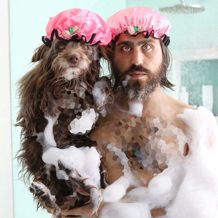 Man Dresses Puppy ‘Son’ In Matching Outfits, And Now It’s Hard To Say Who Is Who (50 New Pics)