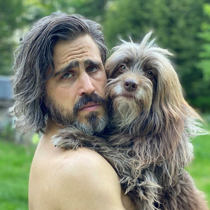 Man Dresses Puppy ‘Son’ In Matching Outfits, And Now It’s Hard To Say Who Is Who (50 New Pics)