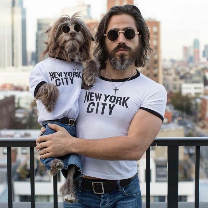 Man Dresses Puppy ‘Son’ In Matching Outfits, And Now It’s Hard To Say Who Is Who (50 New Pics)