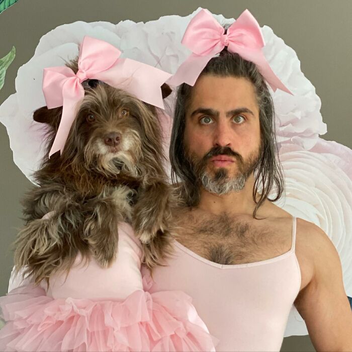 Man Dresses Puppy ‘Son’ In Matching Outfits, And Now It’s Hard To Say Who Is Who (50 New Pics)