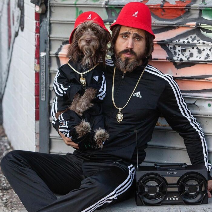 Man Dresses Puppy ‘Son’ In Matching Outfits, And Now It’s Hard To Say Who Is Who (50 New Pics)
