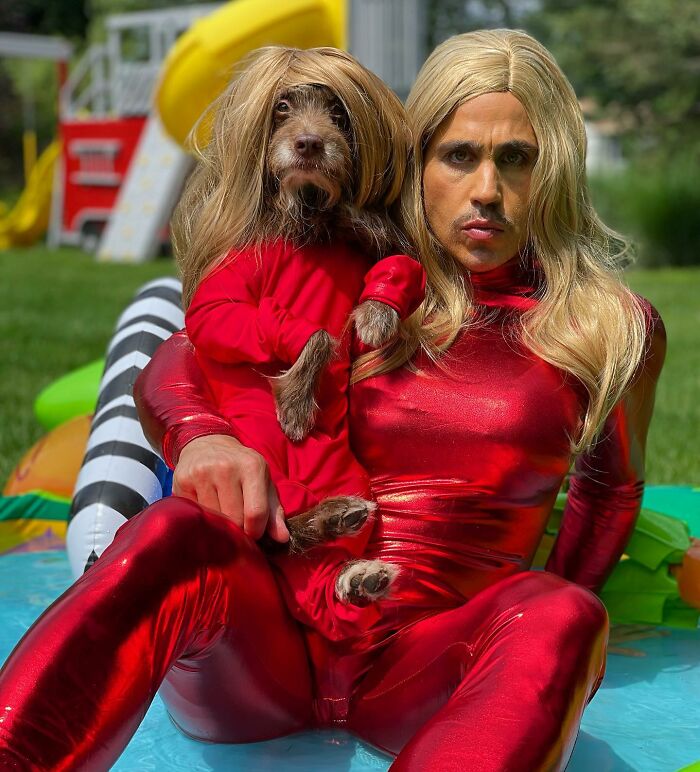 Man Dresses Puppy ‘Son’ In Matching Outfits, And Now It’s Hard To Say Who Is Who (50 New Pics)