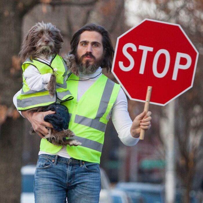 Man Dresses Puppy ‘Son’ In Matching Outfits, And Now It’s Hard To Say Who Is Who (50 New Pics)