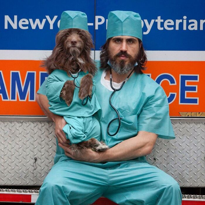 Man Dresses Puppy ‘Son’ In Matching Outfits, And Now It’s Hard To Say Who Is Who (50 New Pics)