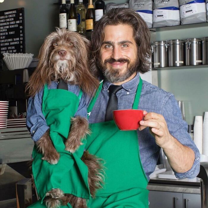 Man Dresses Puppy ‘Son’ In Matching Outfits, And Now It’s Hard To Say Who Is Who (50 New Pics)