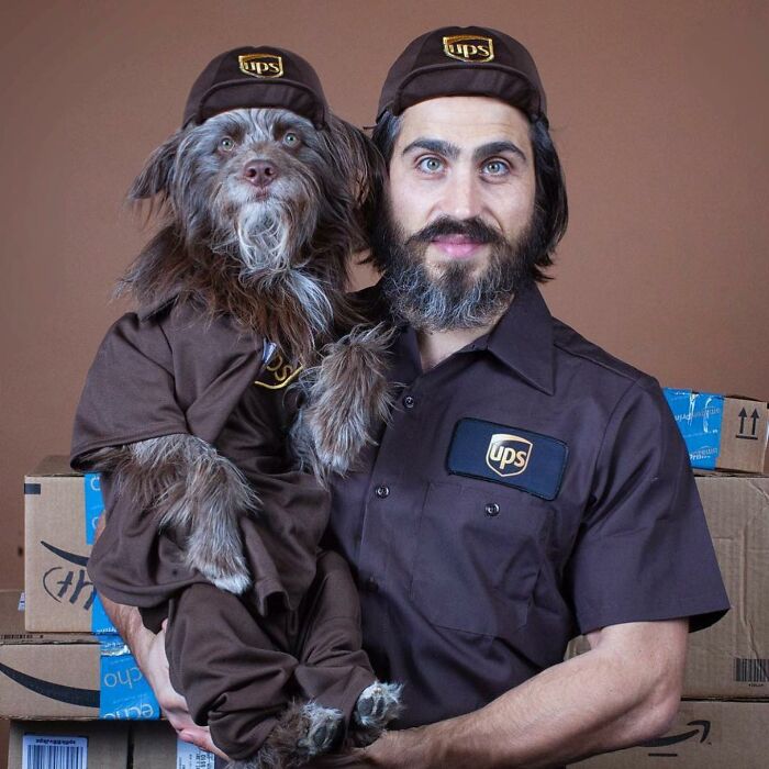 Man Dresses Puppy ‘Son’ In Matching Outfits, And Now It’s Hard To Say Who Is Who (50 New Pics)