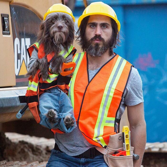 Man Dresses Puppy ‘Son’ In Matching Outfits, And Now It’s Hard To Say Who Is Who (50 New Pics)