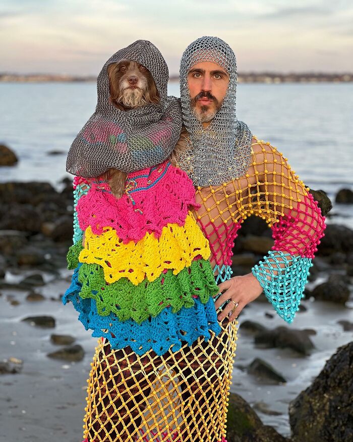 Man Dresses Puppy ‘Son’ In Matching Outfits, And Now It’s Hard To Say Who Is Who (50 New Pics)