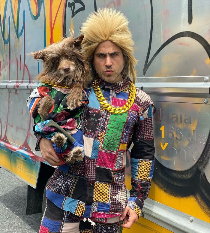 Man Dresses Puppy ‘Son’ In Matching Outfits, And Now It’s Hard To Say Who Is Who (50 New Pics)