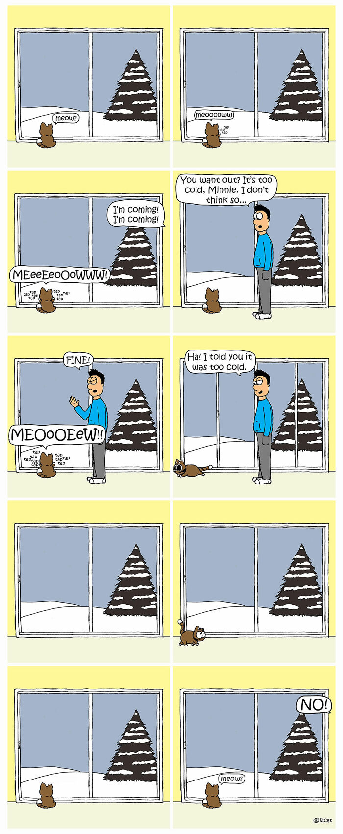 Artist’s New Hilarious Comics About Life With His Cat