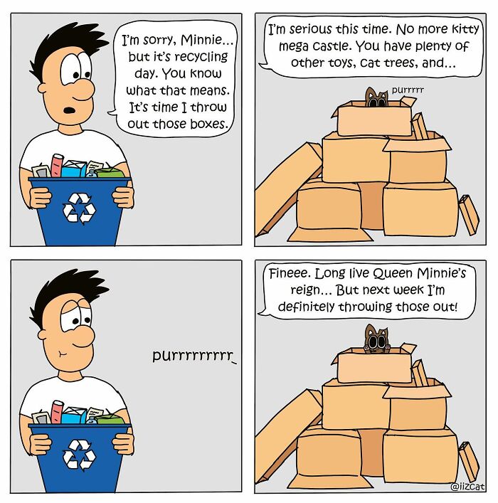 Artist’s New Hilarious Comics About Life With His Cat