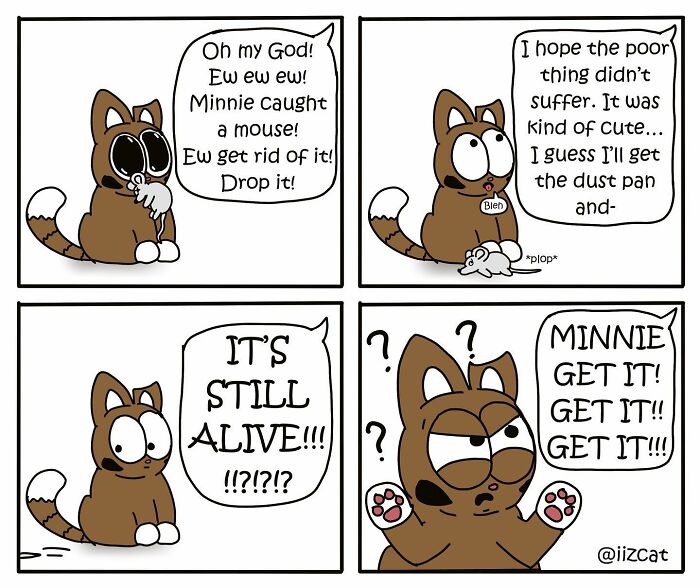 Artist’s New Hilarious Comics About Life With His Cat