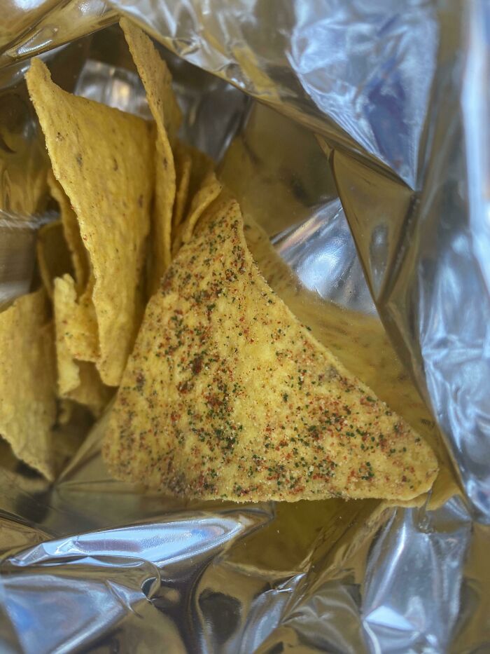 Blessed Dorito Chip. You Best Believe I Saved That For Last!