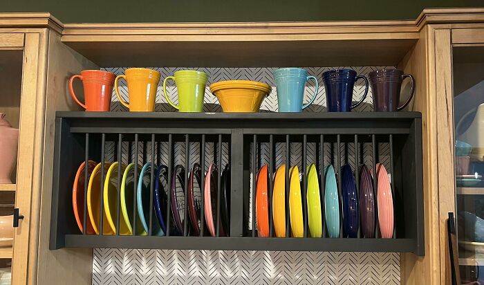 Plate Rack I Built For My Wife