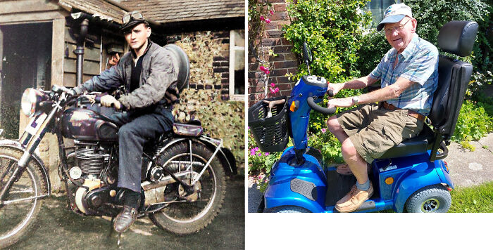 My Granddad And His Wheels, ~1950 & 2020