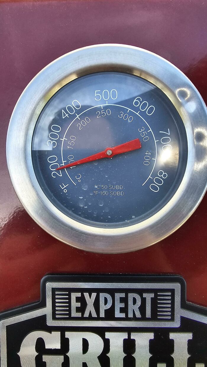 Preheating The Grill... I Hadn't Turned It On Yet