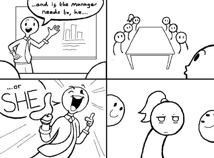 Training Events In Tech Companies Be Like That (Original Content, Idea By Me, Art By A Friend)