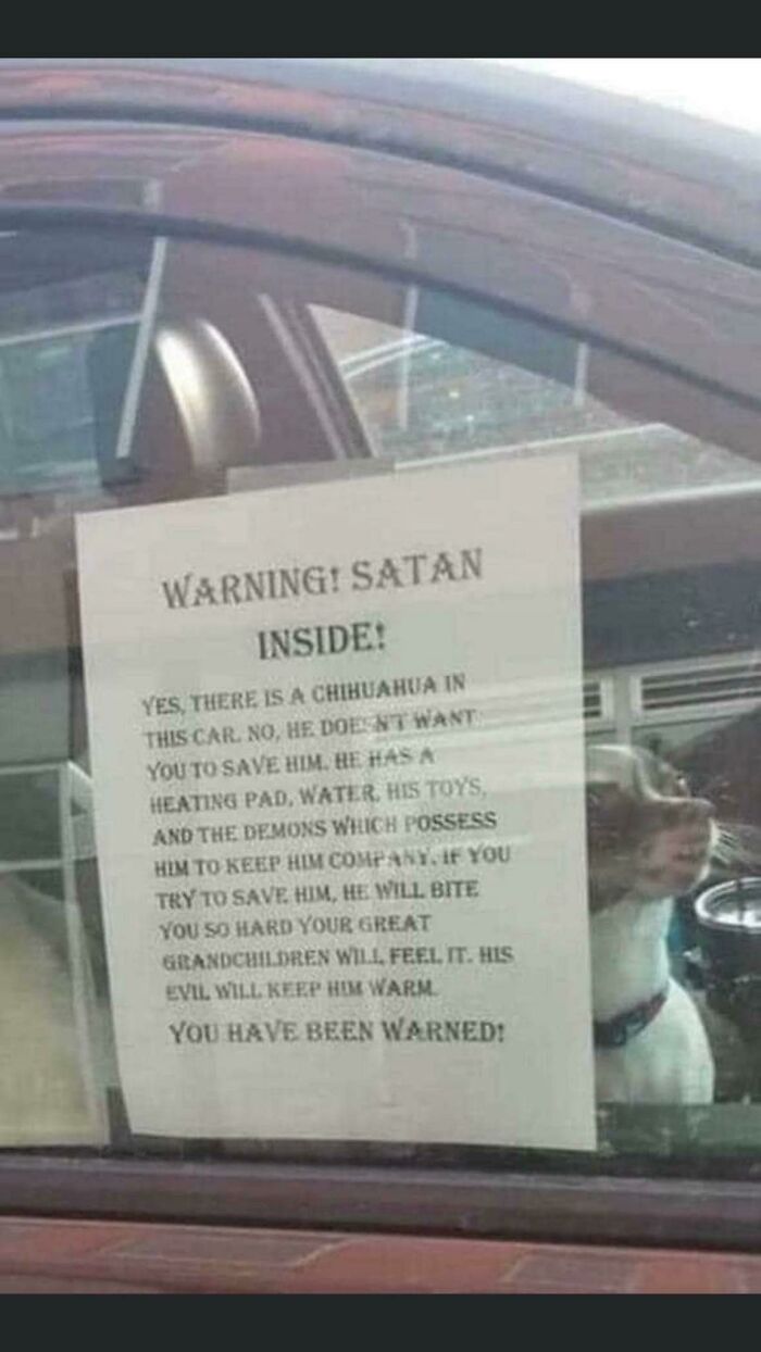 Demon Dog Sign