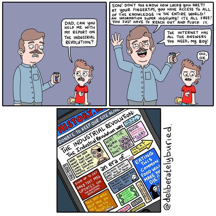 New Dark Humor Stories From ‘Deliberately Buried Comics’