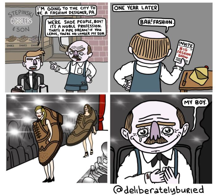 New Dark Humor Stories From ‘Deliberately Buried Comics’