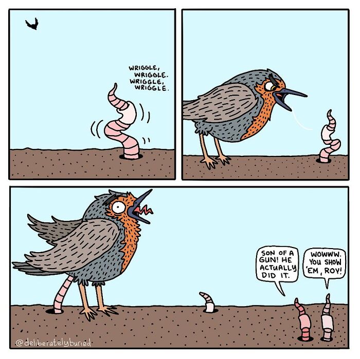 New Dark Humor Stories From ‘Deliberately Buried Comics’