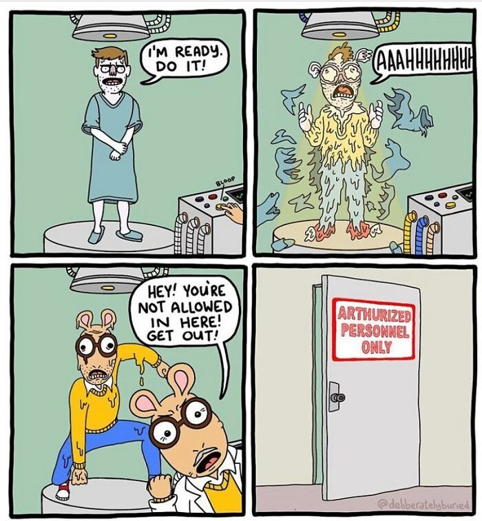 New Dark Humor Stories From ‘Deliberately Buried Comics’