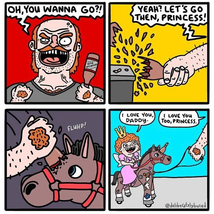 New Dark Humor Stories From ‘Deliberately Buried Comics’