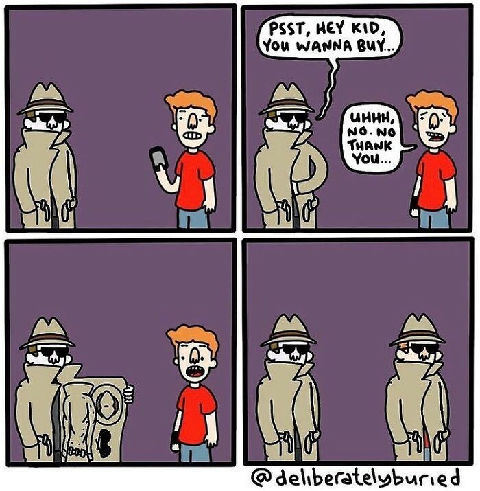 New Dark Humor Stories From ‘Deliberately Buried Comics’